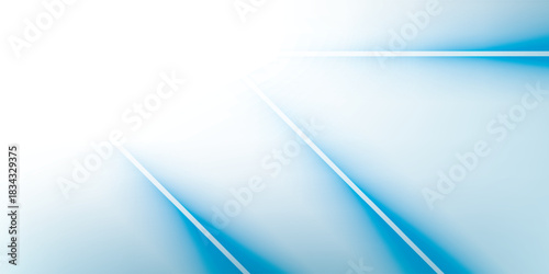 Abstract futuristic design with glowing cyan neon lines and a soft motion blur effect.