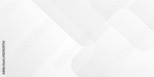 Abstract vector minimal tech gradient white, gray creative triangle geometric technology space. rectangle randomly arranged white line background. paper web overlap presentation design.