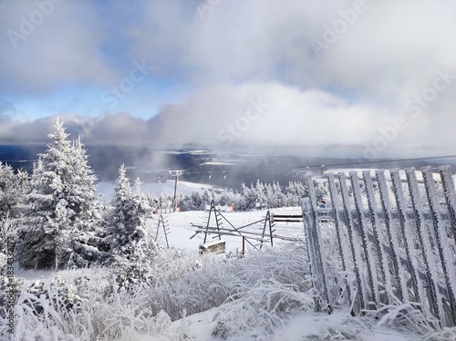 winter in the mountains