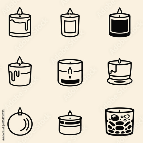 Aromatherapy Candle Icon
