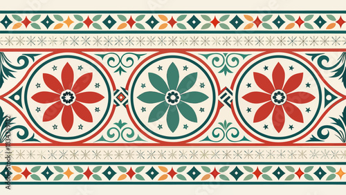 Intricate Syrian Stone Carving Pattern Vector Design
