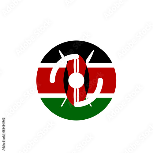 Kenya Disk In Icon