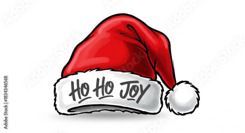 Christmas Elements, Festive Icons, Hand-Drawn Holiday Art, Bold Outline Christmas Clipart, White Background Xmas Illustrations, Vibrant Seasonal Graphics for Winter Holidays