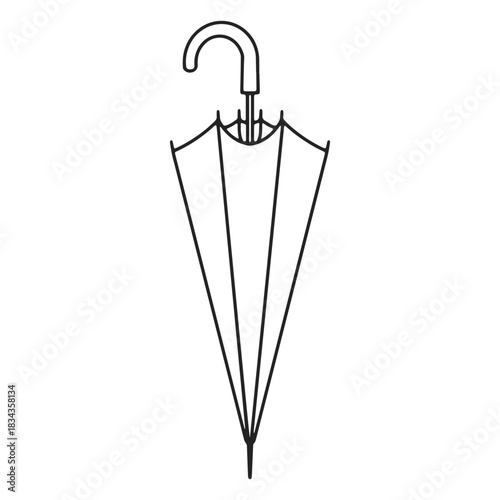 Simple closed umbrella stroke