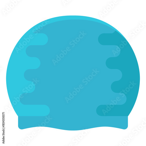 Diving pool cap flat