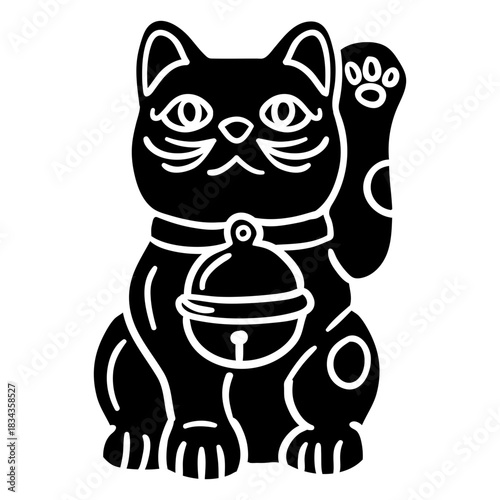 Japan maneki neko cat doll