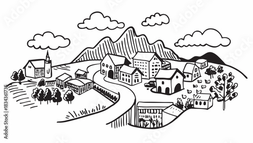 Very beautiful premium residential community set among green hills, showcasing elegant homes, manicured landscapes, and peaceful surroundings that highlight the charm and tranquility of upscale Tennes