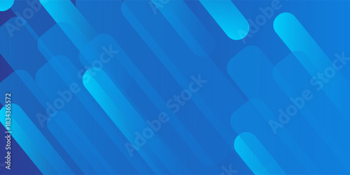 Abstract blue background with diagonal lines. Dynamic shapes composition. Vector illustration