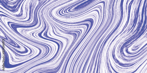 Smooth Blue and White Swirling Abstract Background with Organic Marbled Lines Creating a Fluid and Elegant Marble- Like Texture for Design Applications