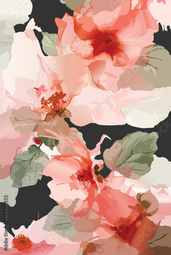 Abstract contemporary seamless pattern. Hand-drawn grunge artwork design. Repeatable boho print. Vector illustration.