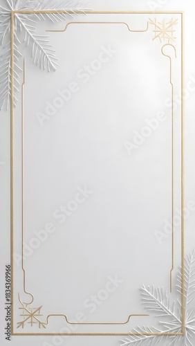 18 Luxury Gold Silver Christmas Border Design