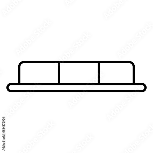 Police elements car siren lights stroke