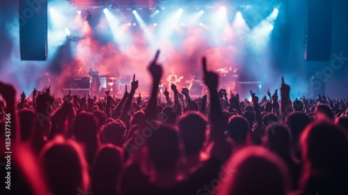 crowd at a concert generative ai