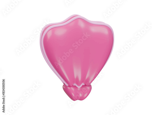 Wallpaper Mural scallop shell icon 3d illustration render Torontodigital.ca