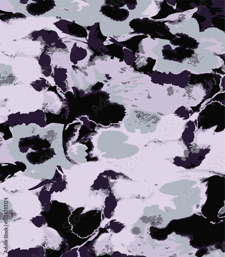 Abstract contemporary seamless pattern. Hand-drawn grunge artwork design. Repeatable boho print. Vector illustration.