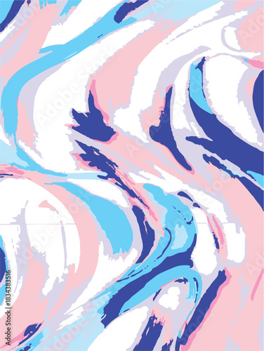 Abstract contemporary seamless pattern. Hand-drawn grunge artwork design. Repeatable boho print. Vector illustration.