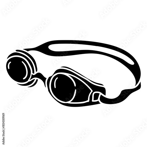 Waterpolo swimming goggles