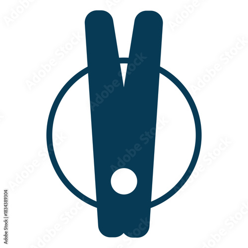 Clothespin for laundry blue