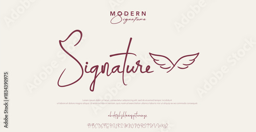 Elegant alphabet beauty logo font. Classic beautiful Modern luxury Serif Letter Minimal Fashion. Typography decoration logotype fonts, wedding, logos. vector illustration