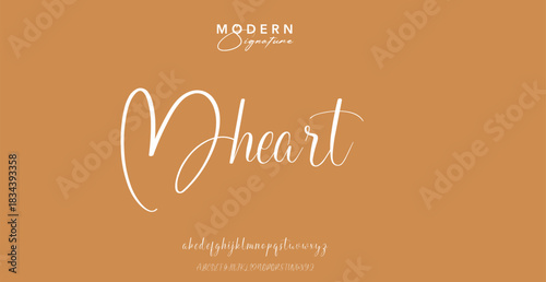 Mheart Display font, ideal for sports branding, posters, and dynamic graphics