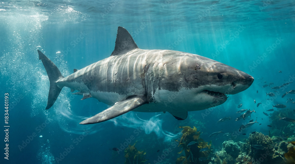 Fototapeta premium great white shark