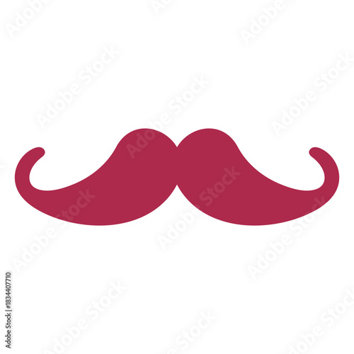 Mustache simple icon