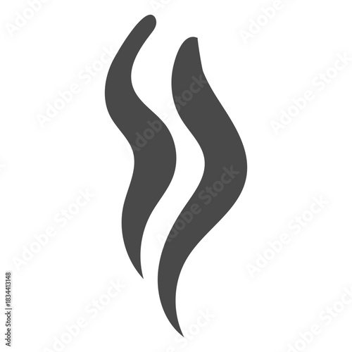 Strands of smoke icon