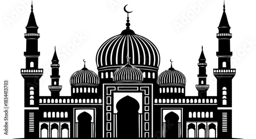 Majestic lion stands proudly in the golden african savanna