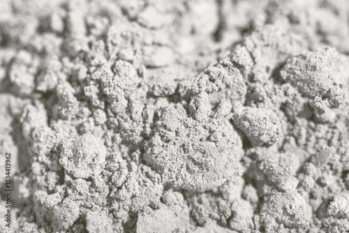 Cloud Dancer color of year 2026. Lofty white powder, crumbly textured kinetic sand