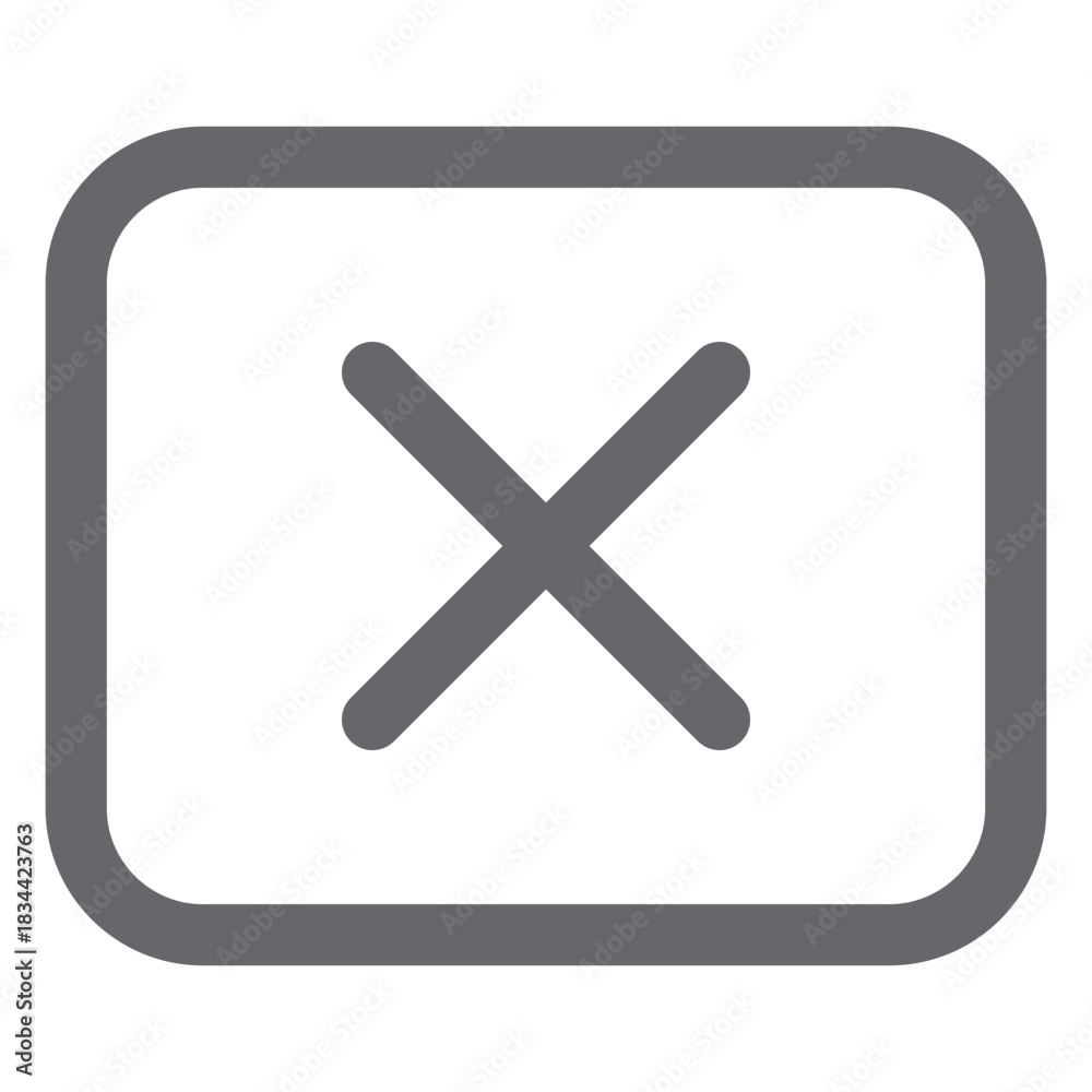 Obraz premium Cross rectangle icon design