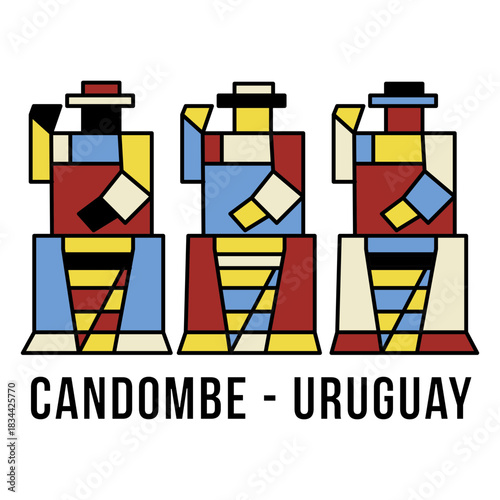 Traditional drumers uruguay design