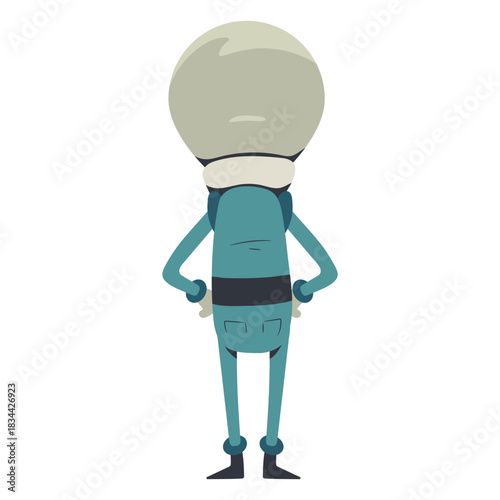 Alien back character
