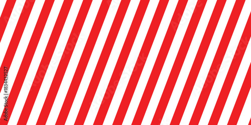 red and white diagonal stripe pattern background texture design isolated on white background.