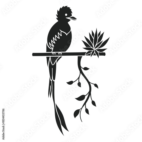 Quetzal guatemala cut out