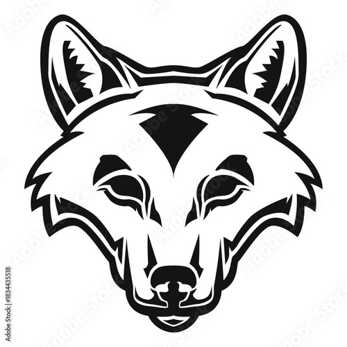 Fox head high contrast