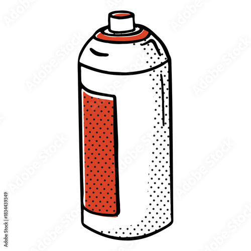 Graffiti can color-stroke