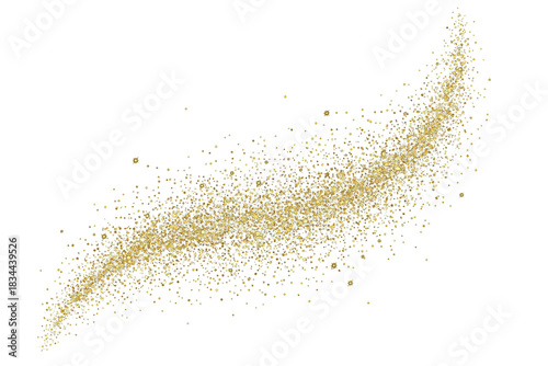 Shimmering Gold Sparkles Texture. Warm Glowing Particles Overlay. Magic Dust Effect.