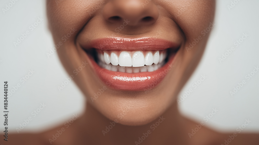 Obraz premium Close up of a young woman smiling.