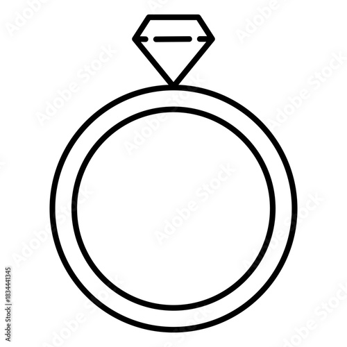 Diamond ring jewelry stroke