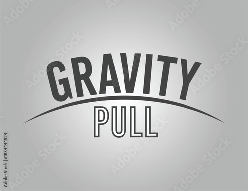 Gravity Pull Minimal Logo Design