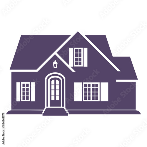 Small frontal classic house