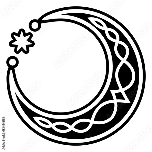 Moon celtic symbol