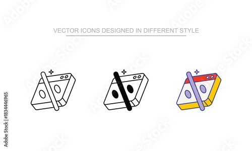 Ab Testing vector design in modern and trendy style icon
