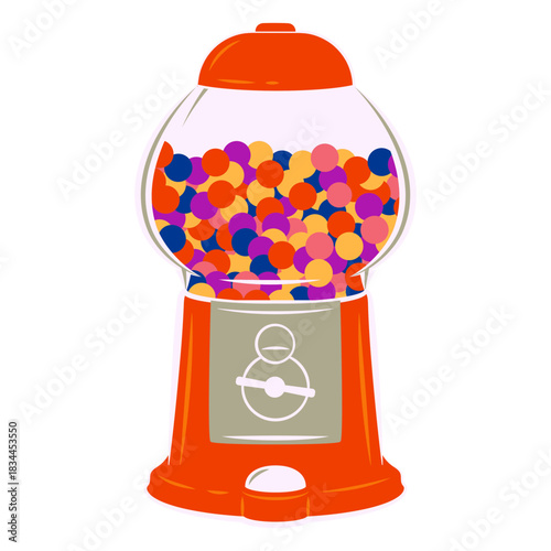 Bubblegum machine semi flat