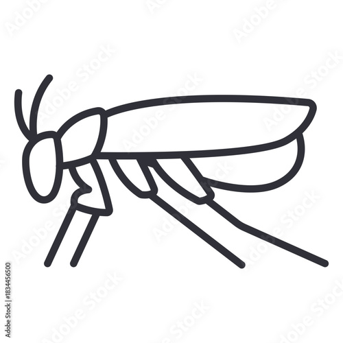 Side flea simple stroke