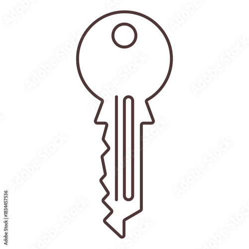 Door key stroke