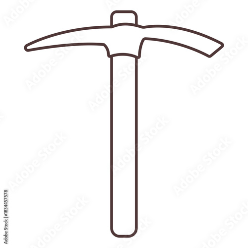 Gardening pick stroke