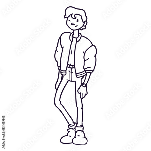 High school boy stroke