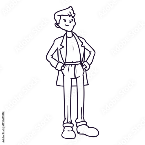 Guy in a blazer stroke