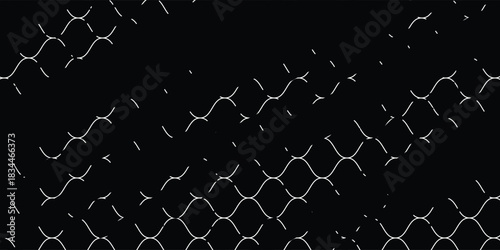 Net pattern black and white. Rope net vector silhouette. Soccer, football, volleyball, tennis and tennis net pattern.